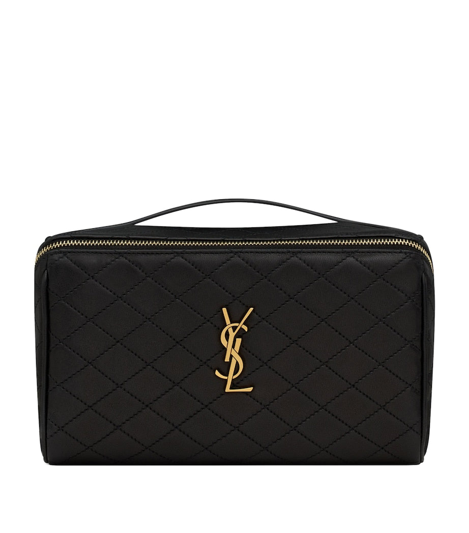 Saint Laurent Gaby quilted vanity case 13 x 21 x 13 cm (British brand)