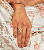Sophie Bille Brahe Escargot ring 18k yellow gold diamonds - British product