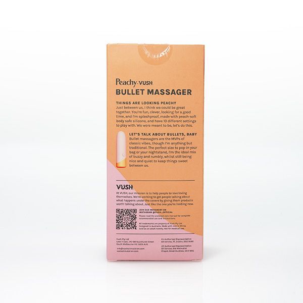Vush bullet massager Peachy, UK version