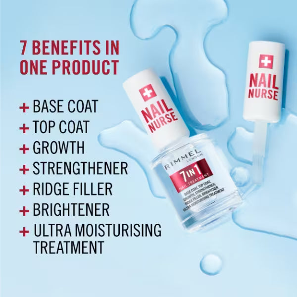 Rimmel Nail Nurse Complete Care 7in1 12ml, imported from the UK