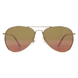 Prive Revaux Commando Mini Gold Mirrored Unisex Sunglasses