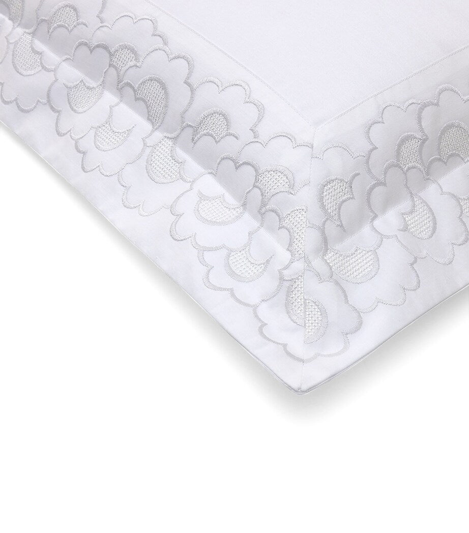 Yves Delorme Festons King Oxford pillowcase 54cm x 94cm (British brand)