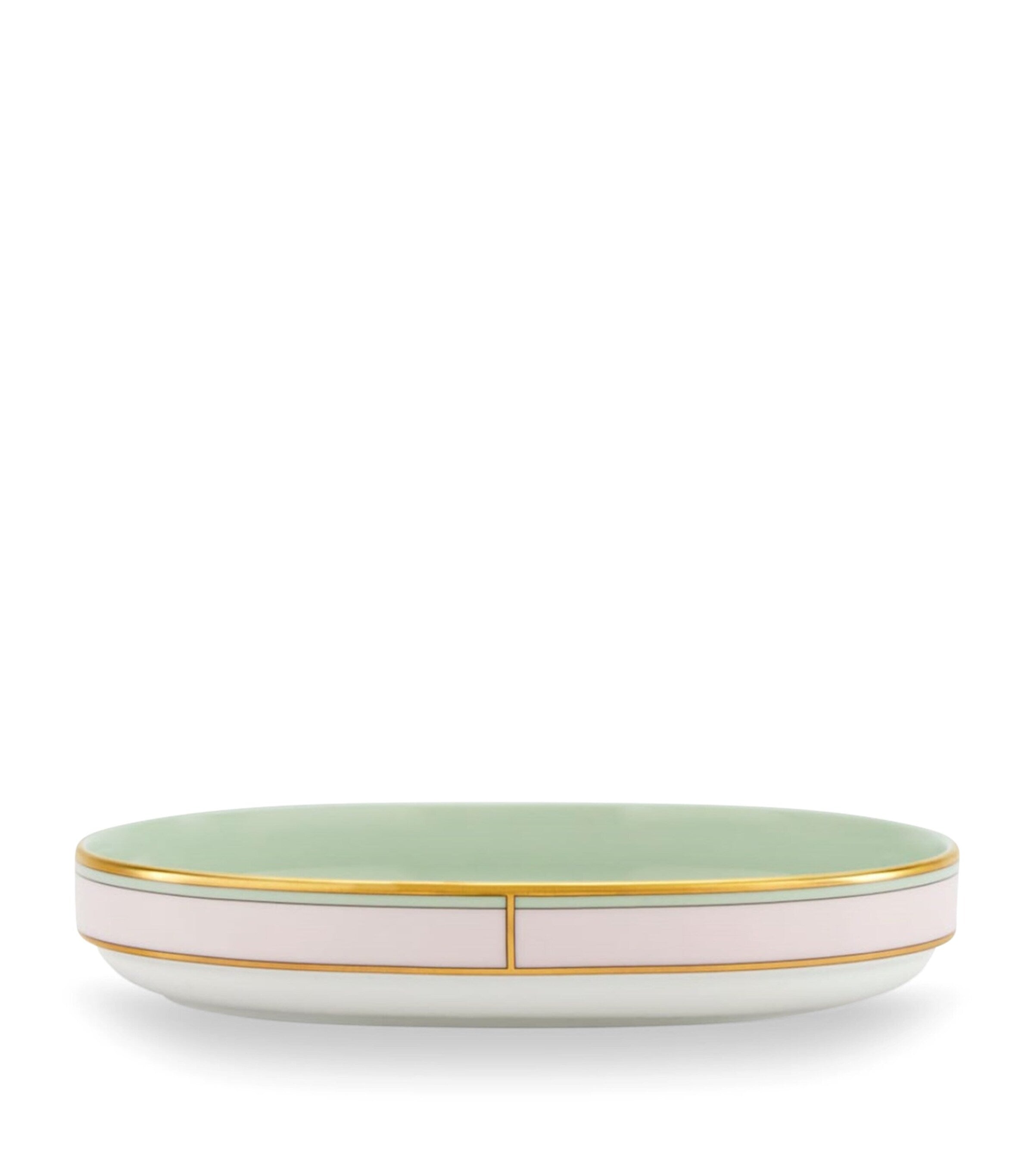 GINORI 1735 porcelain pickle dish verde 21.5cm, UK version