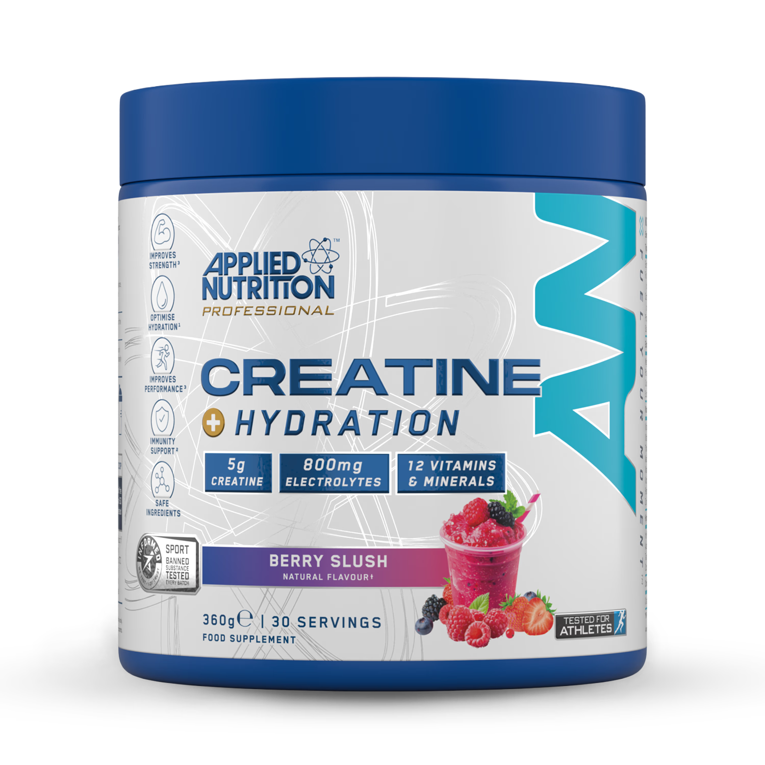 Applied Nutrition Creatine+ Hydration Berry 300g (British brand)