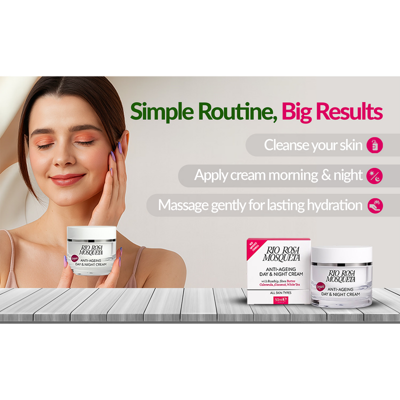 Rio Rosa Mosqueta Day & Night Cream 50ml (British brand)