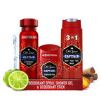 Old Spice Captain Deodorant & Shower Gel Bundle GOODS Boots   