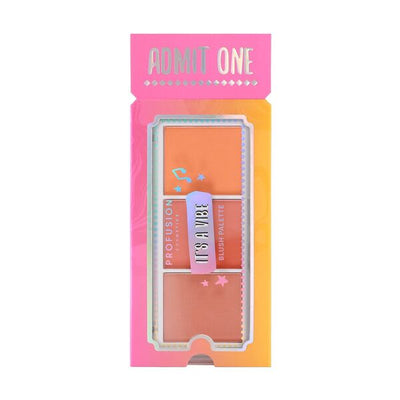 Superdrug Profusion Cosmetics It's A Vibe 3 Shade Blush Palette- Buy online at McGrocer
