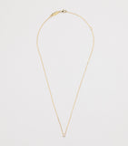 Harrods yellow gold diamond pendant necklace 0.25ct (British brand)