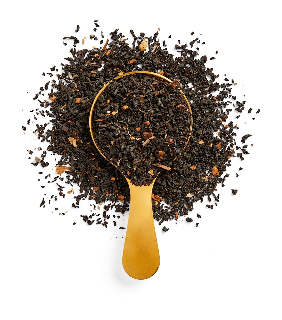 Harrods Masala Chai flavoured black loose leaf tea 125g, UK version