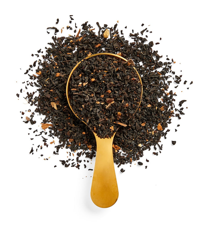 Harrods Masala Chai flavoured black loose leaf tea 125g, UK version