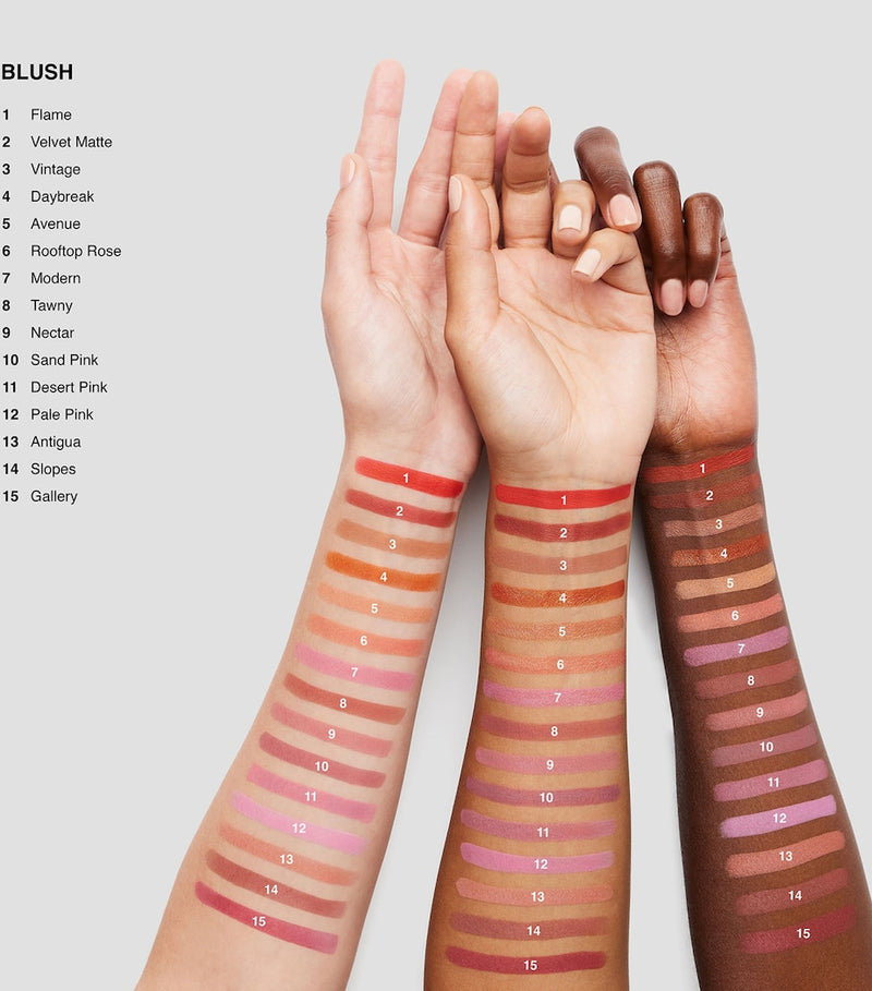 Bobbi Brown blush with light-catching pearl particles - British product