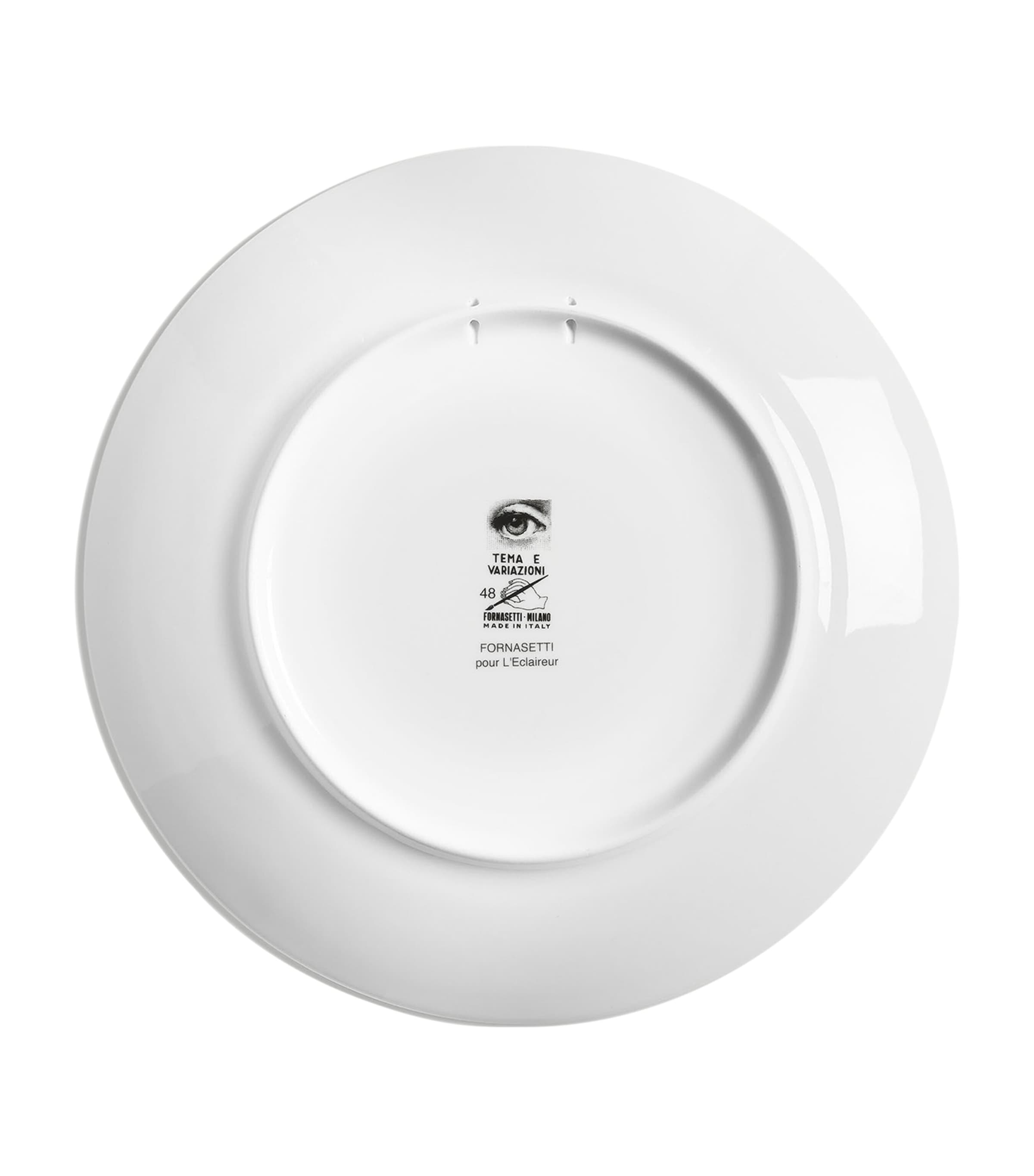 Fornasetti Tema e Variazioni No. 48 wall plate 26cm - British product
