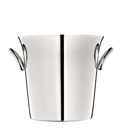 Harrods Silver-Plated Two-Bottle Champagne Cooler with Asymmetric Ring Handles- Buy online at McGrocer