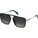 Just Cavalli Green SJC040 58mm sunglasses metal frame - British product