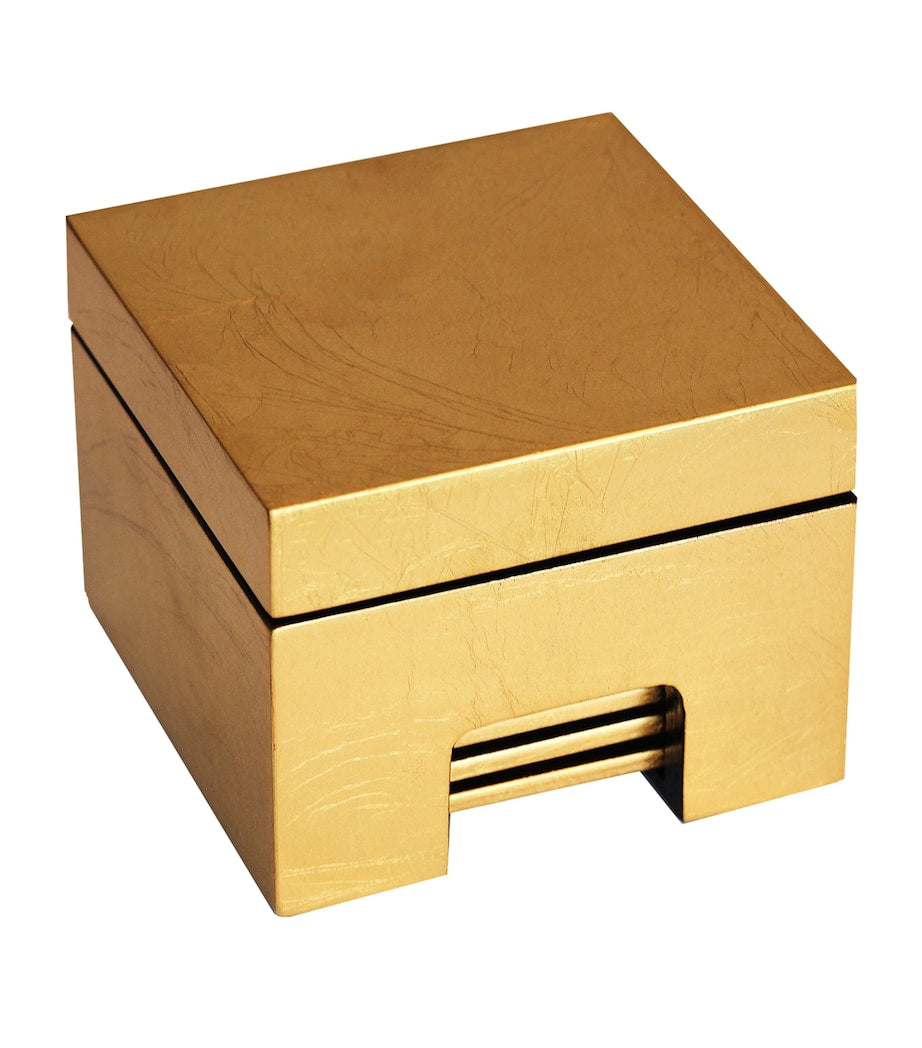 Posh Trading Company Gold Leaf Coastbox (Set of 8)