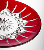 Waterford Lismore Red decorative crystal plate 30cm (British brand)
