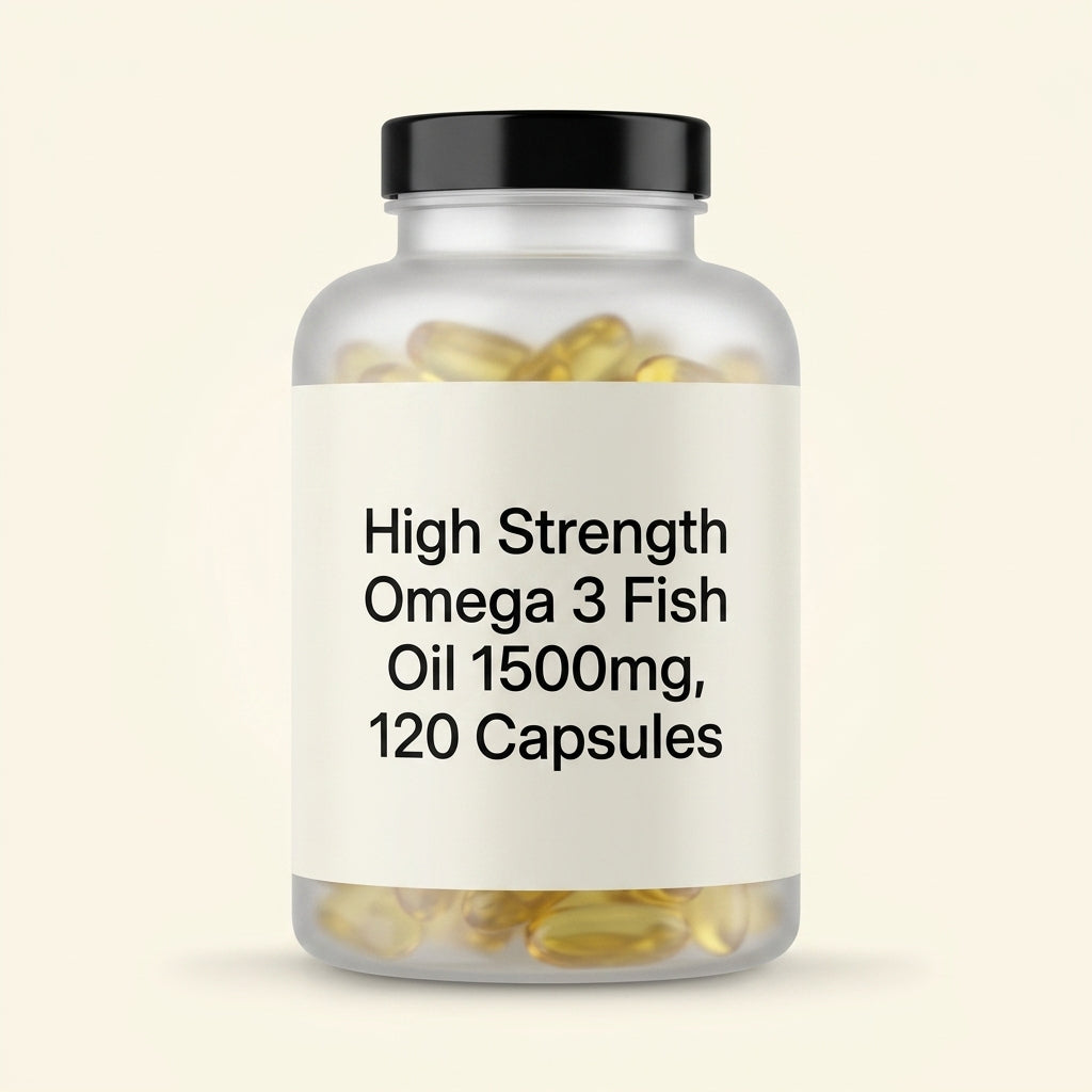 Holland & Barrett Omega 3 1500mg 120 capsules, UK version