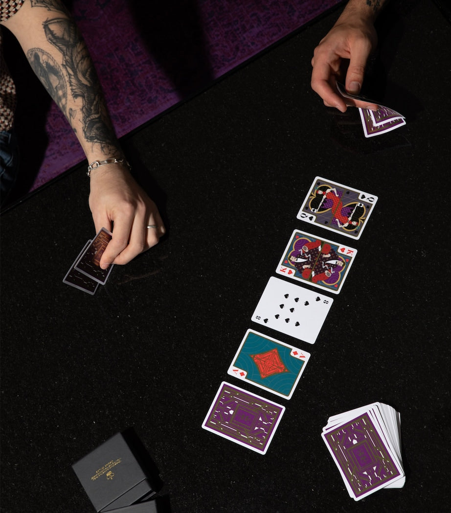 Purling The Roaring 20s playing cards with gold-foil details (British brand)