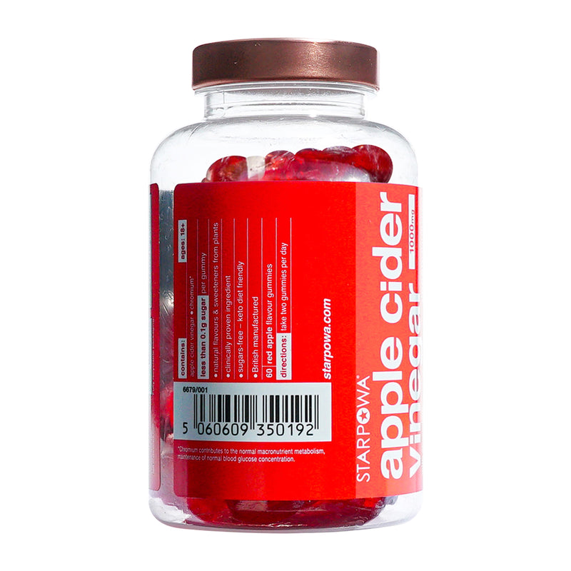 Apple Cider Vinegar 1000mg Metabolism Support 60 Gummies