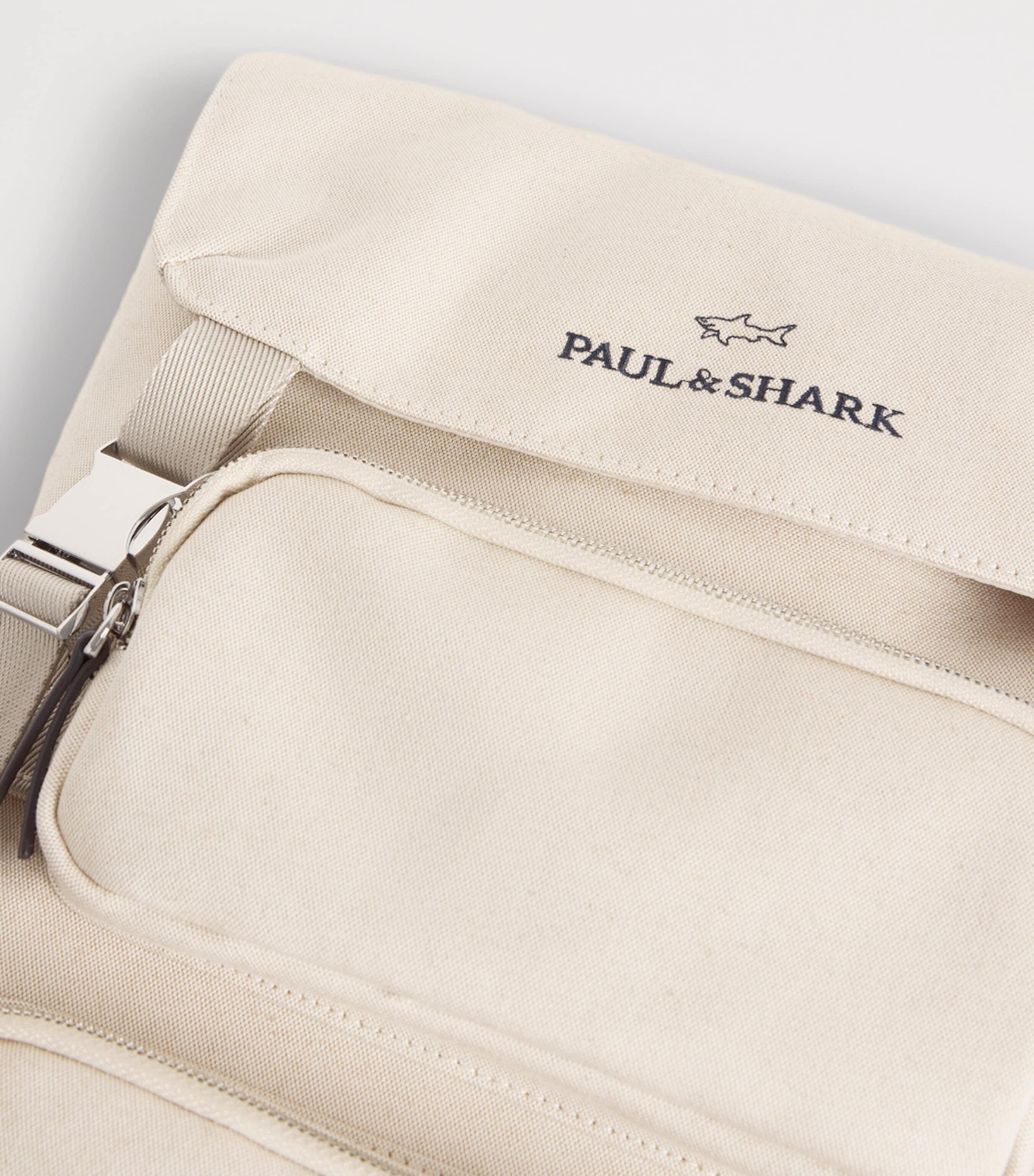 Paul & Shark cotton-blend canvas backpack - British product