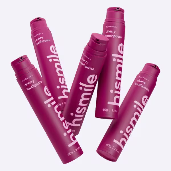 Hismile Cherry Toothpaste sweet flavour 60g tube, UK version