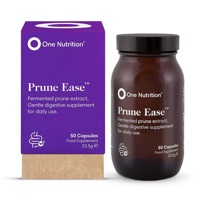 One Nutrition Prune Ease digestive supplement 50 capsules - British product
