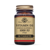 Solgar Vitamin D3 supplement 1000IU 90 tablets (British brand)