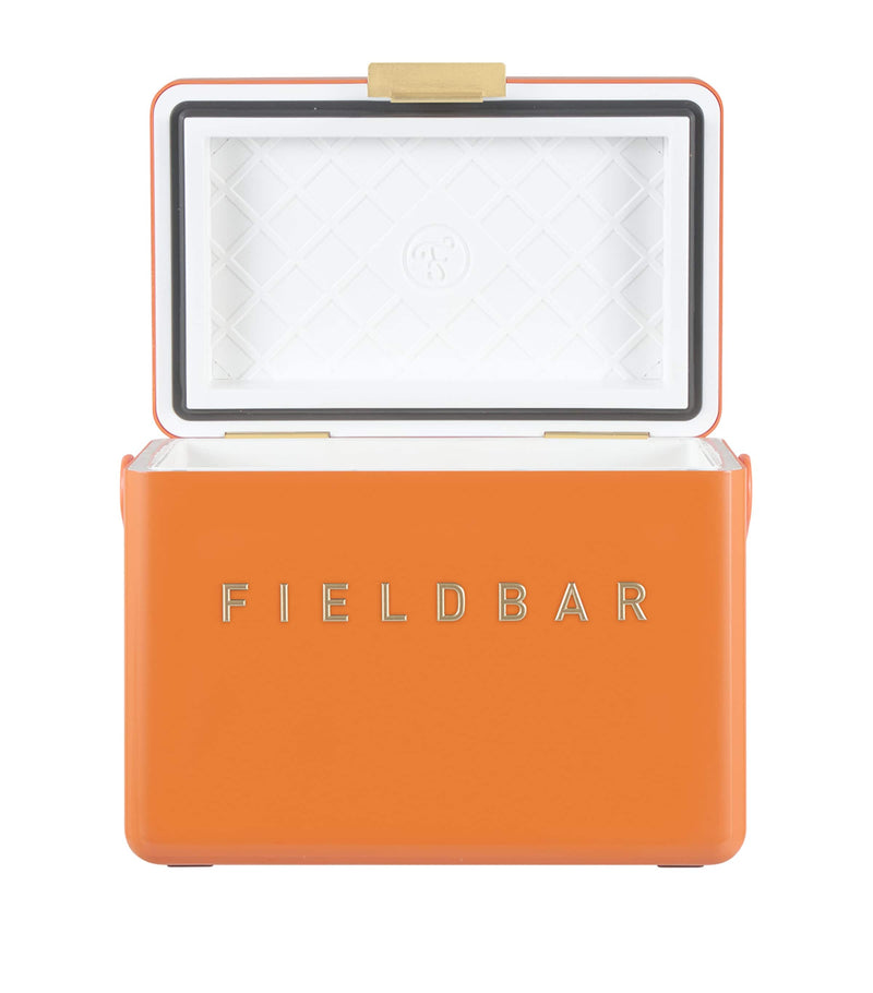 Fieldbar Mini Bar Cooler Box with leather sling 4L - British product