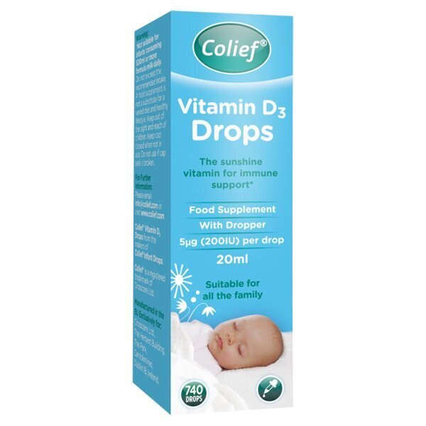 Colief Vitamin D3 Drops Food Supplement 20ml GOODS Superdrug   