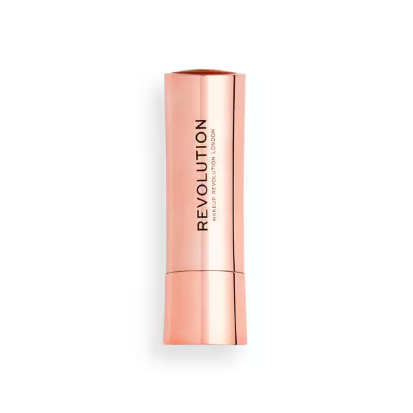 Revolution Satin Kiss Lipstick Fling Brown Shade, imported from the UK