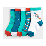 Mothercare Space Rocket Socks - 5 Pack GOODS Boots   