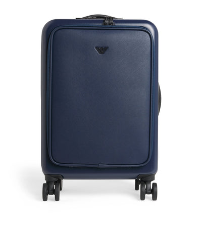 Harrods Emporio Armani Logo Carry-On Suitcase 55cm- Buy online at McGrocer