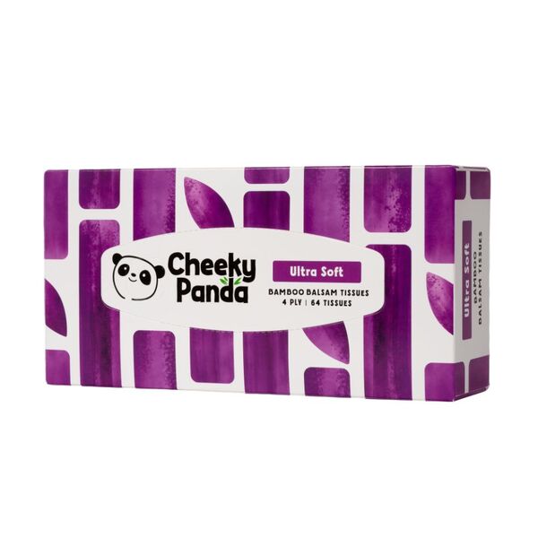 Cheeky Panda bamboo balsam 4 ply tissues 12 boxes, imported from the UK