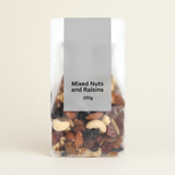 Holland & Barrett mixed nuts and raisins mix 200g, UK version