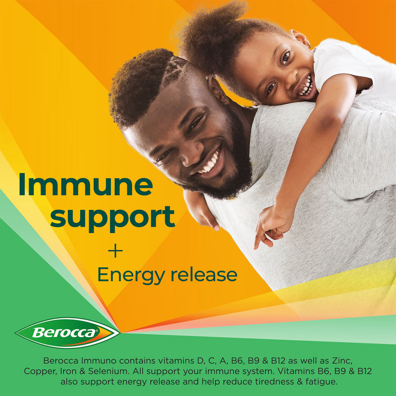 Berocca effervescent tablets orange 15 tablets (British brand)