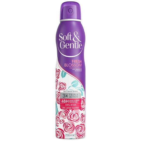 Soft & Gentle Aerosol  Fresh Blossom 250Ml GOODS Superdrug   