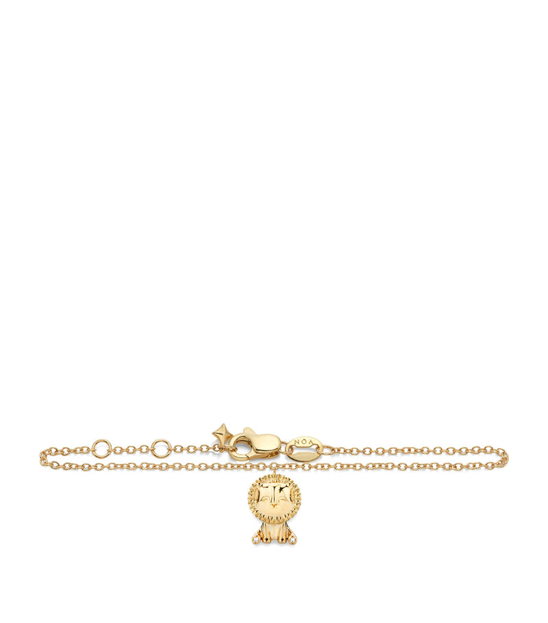 NOA Mini lion bracelet set with soft toy, imported from the UK