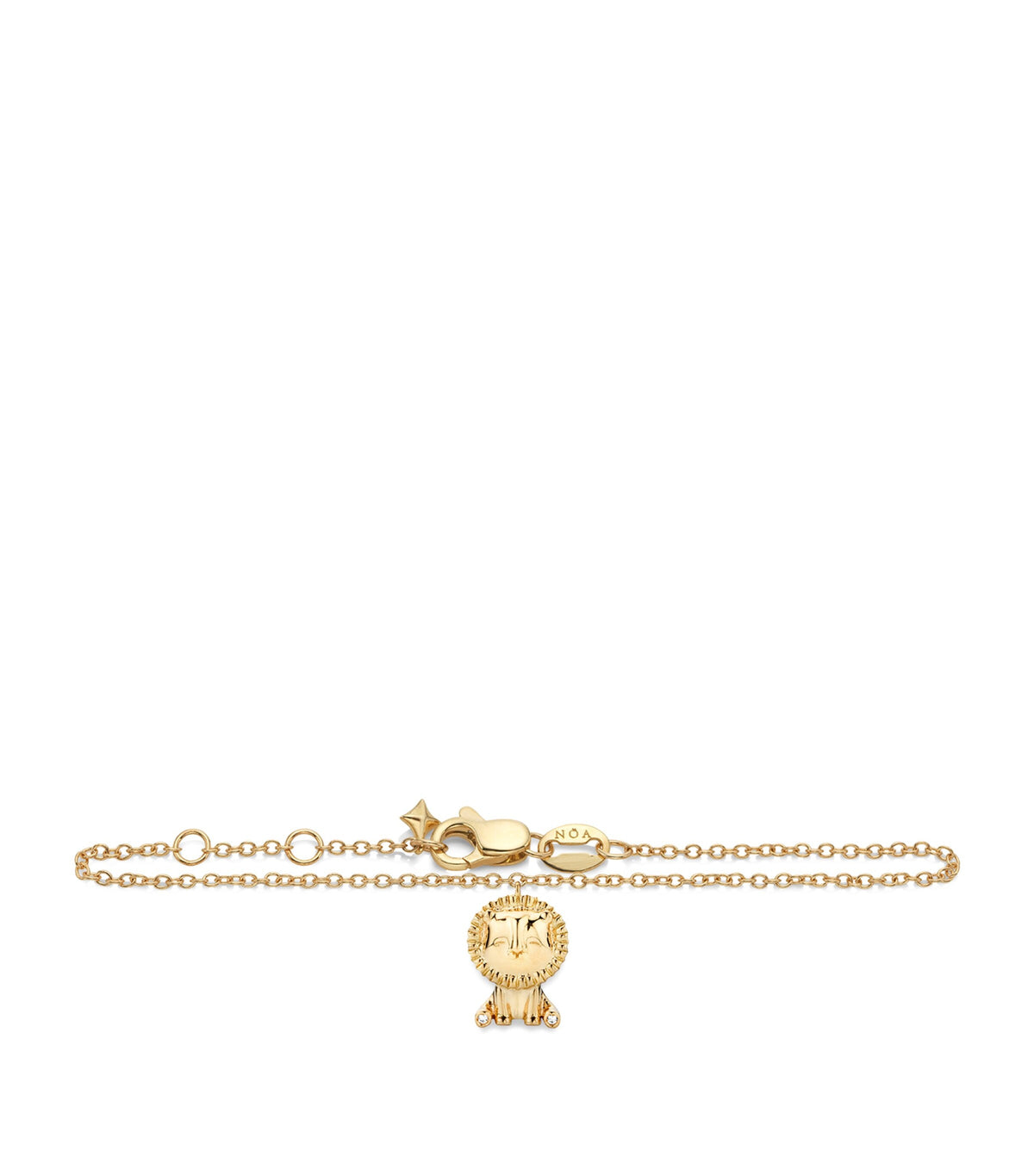 NOA Mini lion bracelet set with soft toy, imported from the UK