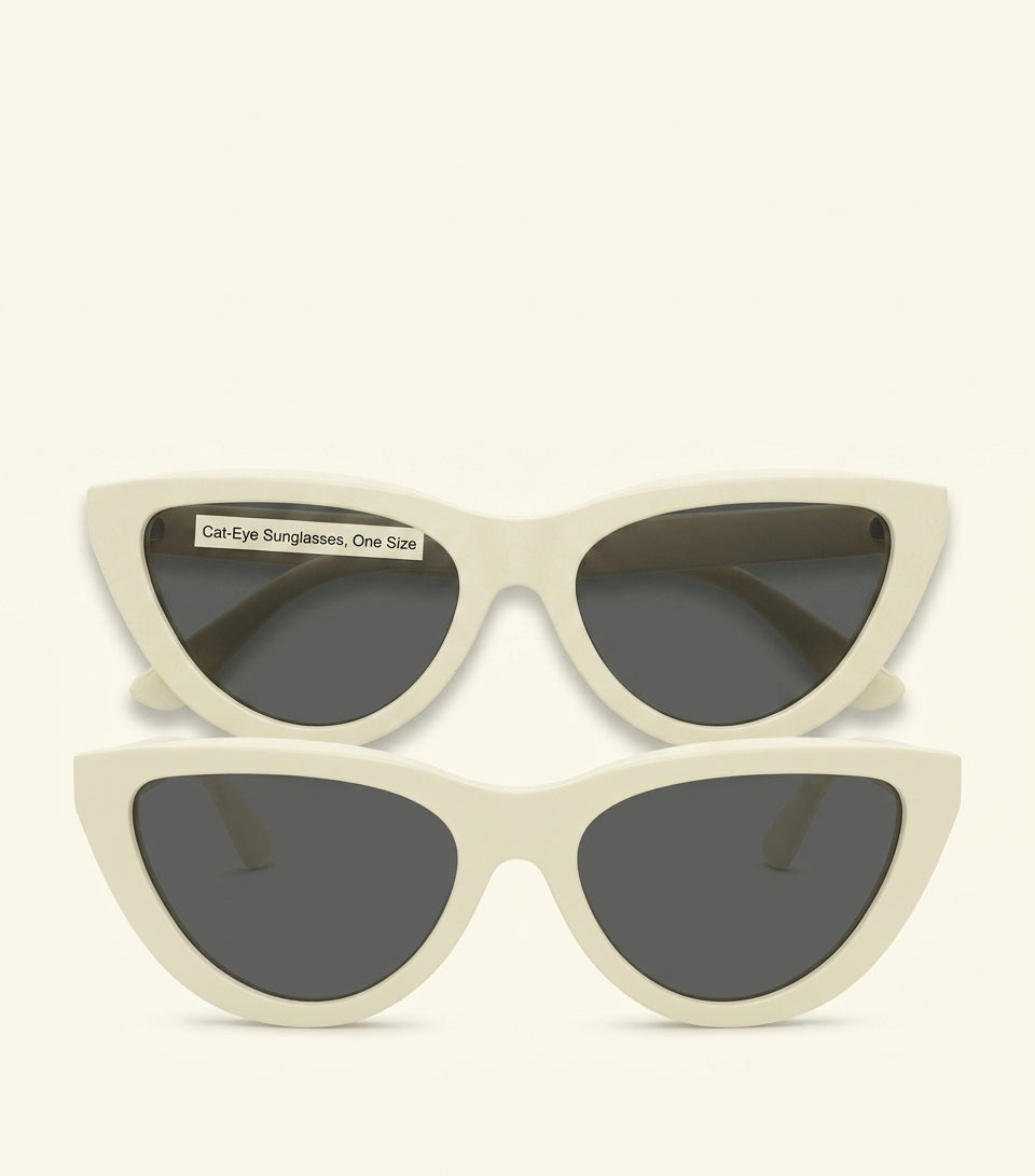Burberry cat eye acetate sunglasses with mirror lenses, imported from the UK