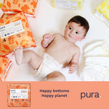 Pura Premium Eco Baby Nappies, Size 4 (7-18kg) 29 Nappies GOODS Superdrug   