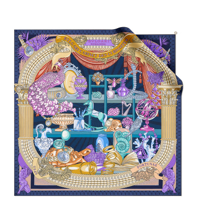 Harrods Bvlgari Silk Curiosity Scarf 90cm x 90cm- Buy online at McGrocer