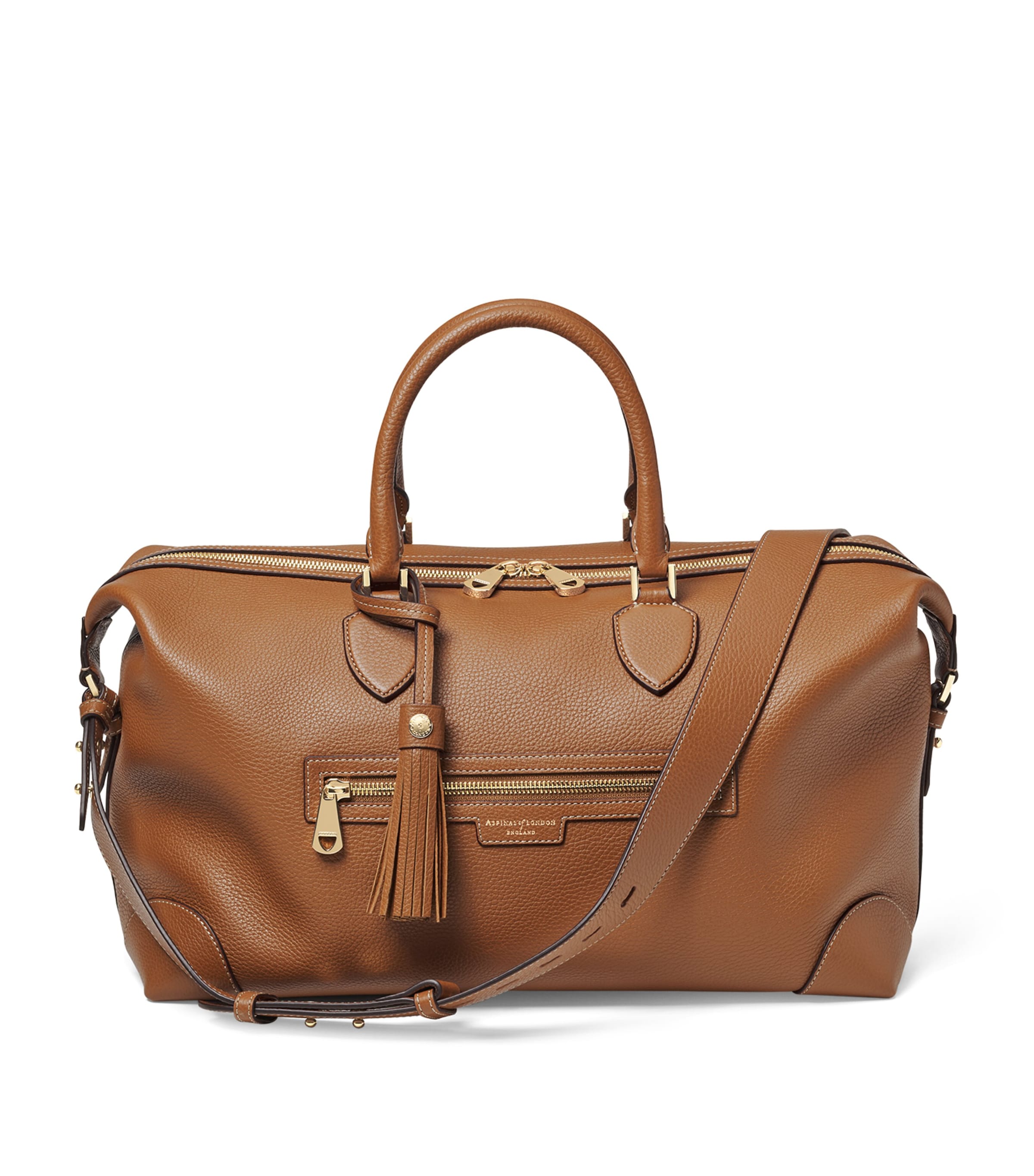 Aspinal of London Leather Hudson flight bag - British product