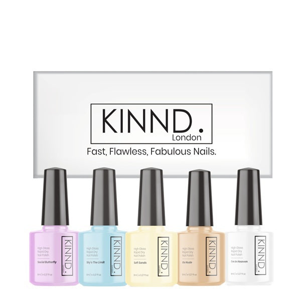 KINND London nail polish set Spring 5x8ml, imported from the UK