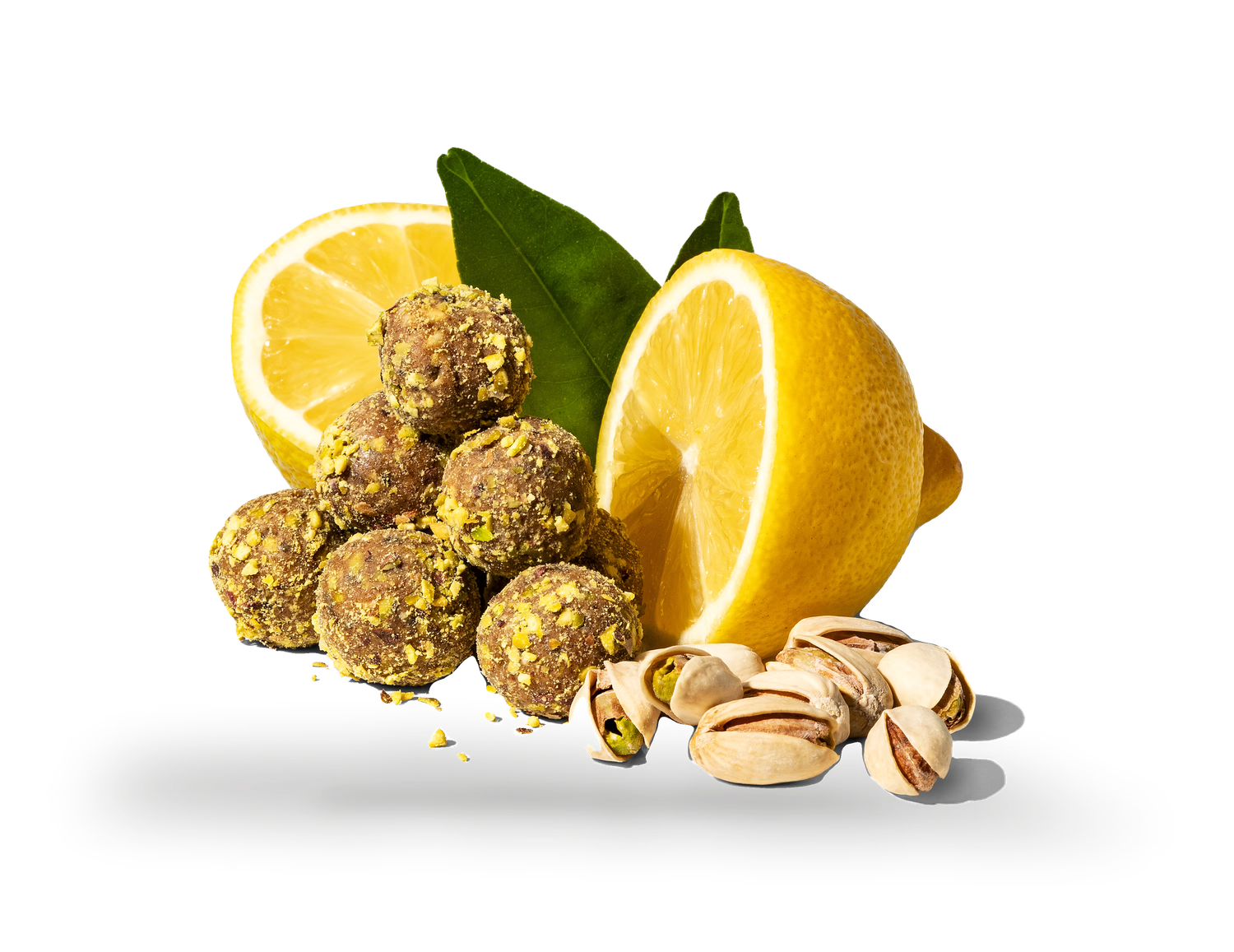 Ballsy plant-based energy balls Lemon & Pistachio case of 10 (British brand)