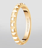 Boucheron 18-karat yellow gold Clou de Paris wedding band - British product