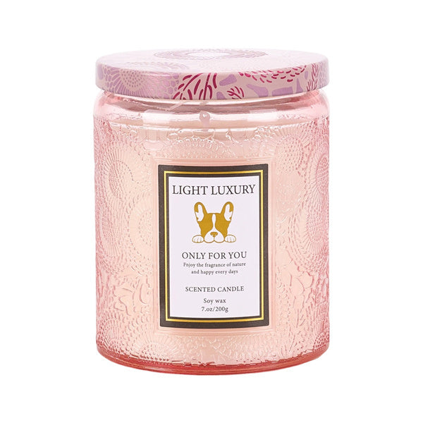 Livingandhome soy candle Lavender & Eucalyptus 200g (British brand)