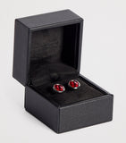 Giorgio Armani sterling silver embellished cufflinks, imported from the UK