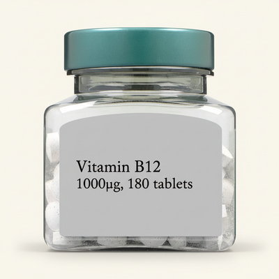 Holland & Barrett Holland & Barrett Slow Release Vitamin B12 1000mcg 180 Tablets- Buy online at McGrocer