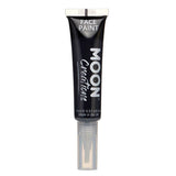 Moon face paint black with brush applicator, imported from the UK