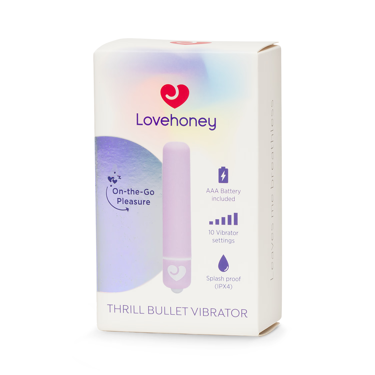 Lovehoney bullet vibrator 10 functions purple - British product